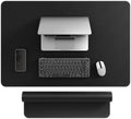 Mydours 36" x 24" XL Large Desk Mat - PU Leather Full Desk Mouse Pad, Black by Mydours