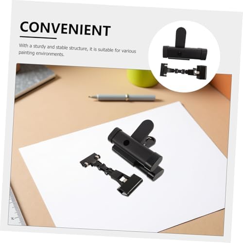 SHINEOFI Double Head Picture Copy Holder Clip for A4 Paper, Metal - Image 3
