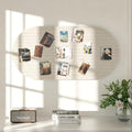 Felt Bulletin Board 47" x 24", Cork Board Alternative with 30 Push Pins by Tohiasen