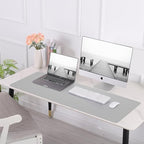 AFIING Cork Desk Mat 47" x 23.6", Dual-Sided Natural Cork & PU Leather Desk Pad, Non-Slip Waterproof Large Mouse Pad for Office, Home & Gaming (Light Grey) - Image 6