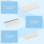 Acrylic Keyboard Stand with Gel Wrist Rest for Keyboard and Mouse Set - Image 3