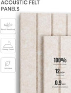 Large Arched Felt Bulletin Board 47.2''×25.5'', Oatmeal - Image 5