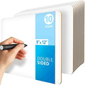 10 Pack 9x12 Small White Board for Students - Small Dry Erase Boards - Double Sided Mini Whiteboard - Smal Whiteboards Lapboards - Personal Dry Erase Board Kids - Mini White Boards for Classroom by Juzari