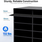 24-Slot Literature Organizer, Desktop File Holder Office Mailbox Sorter - Image 4