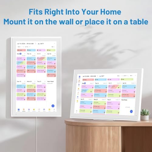 21.5" Smart Wall Calendar 2026 Planner & Chore Chart, Touchscreen - Image 5
