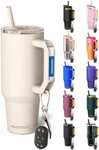 Frost Buddy Thicc Buddy 40oz Tumbler - Spill-Proof Flip Lid (Buttercream) by FrostBuddy
