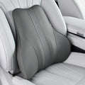 Coverado Lumbar Support Pillow for Car, Ergonomic Memory Foam Back Pillow for Office Chair, Back Cushion for Back Pain Relief, PU Leather Car Lumbar Support for Driving Seat by COVERADOAUTO