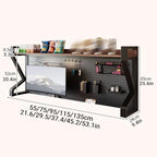 Metal Desk Storage Shelf，Desk Shelf Organizer with Pegboard & Accessories - Image 7