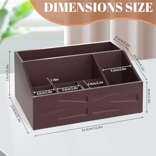 Large Mail Organizer Countertop,Farmhouse Desk and Kitchen Countertop Storage, Letter Sorter, Desk Mail Organizer and Bill Organizer, Desktop File and Paper Holder - Image 2