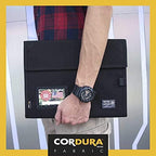 Rough Enough Expanding File Folder, Accordion Document Organizer, Black - Image 6