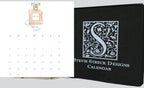 2027 hand-glittered desk calendar.artistic decorative watercolor monthly calendar made in the USA by Stevie Streck Designs. - Image 5