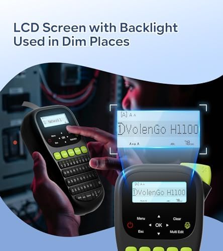 Label Maker Machine with-Tape, Handheld Portable Wire Label Maker - Image 3