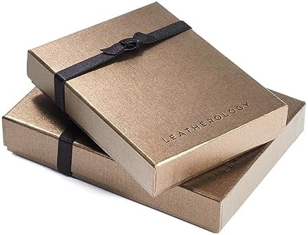 Leatherology Slim Business Card Case with Magnetic Closure - Mahogany - Image 4