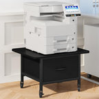 Snughome Rolling Printer Stand, 23.6" Extra Large Printer Table with Drawer by Snughome