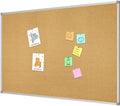 Lockways Large 60" x 36" Cork Board Bulletin Board Aluminium Frame by Lockways