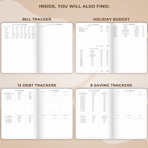 Clever Fox Budget Planner Pro with Cash Budgeting Envelopes, Rose Gold - Image 5