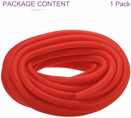 DMiotech 100ft Wire Loom Split Tubing 1 1/4 Inch(31.8mm) ID Red - Image 5