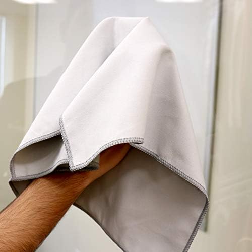 Arkwright Microfiber Suede Glass Cloths - (Case of 216) Absorbent Dish Drying Cloth, Bulk Cleaning Towel Set Perfect for Home, Kitchen, Gym, Cars, and Glass, 16 x 16 in, Grey - Image 4