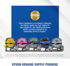 Epson LABELWORKS B212VTBYPX Bulk Vinyl Tape - Black on Yellow - 1/2" (12mm) - Image 2