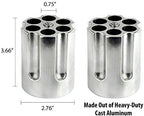 Caliber Gourmet Revolver Pen Holder & Paper Weight, Cast Aluminum Office Gift – Cool Pencil Holder for Desk Men, Funny Pen Stand, Gun Decor Accessory, Unique Vintage Desk Gadget - Image 2