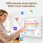 Dragon Touch 21.5" Digital Calendar Chore Chart – 1080P Full HD Interactive Touchscreen, Smart Family Planner, Hearth Display Digital Wall Calendar & Desk Mountable for Seamless Scheduling - Image 2