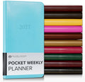 Gallery Leather Pocket Weekly Planner 2026-2027 Acadia Pool by GalleryLeather