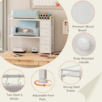 VENNQD Desktop Shelf Stand Compatible with Cricut Maker and Cricut Explore Air Series Stand Legs, Craft Desk Accessories and Space Organizer (White) - Image 5