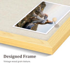 DOLLAR BOSS Bulletin Boards with Linen, 36"x24" Cork Board, Natural Wood - Image 3