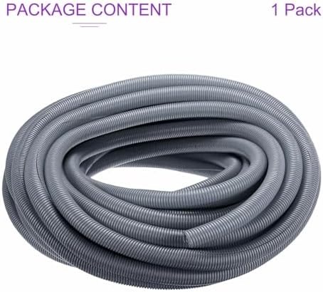 DMiotech 100ft Wire Loom Split Tubing 1 1/4 Inch(31.8mm) ID Gray - Image 5