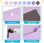 Gilprop 8 Pack Magnetic File Folder Holder for Whiteboard Classroom Storage - Image 3