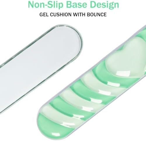 L-SPOUTTO Green Cute Ergonomic Gel Wrist Rest for Mouse and Keyboard - Image 3