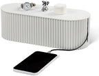 Large Cable Organizer Box for Power Strips, Surge Protectors, Chargers, TV Computer Wires - White by RAMFIYN