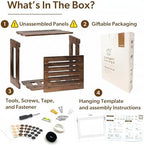 WiFi Router Storage Cabinet Router Box Hider WiFi Box Hider Shelf Cover - Image 4