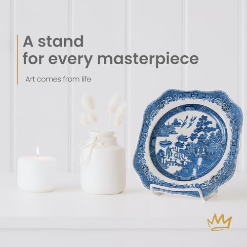 KINGDOM SOLUTIONS - 4.75" White Metal Display Stand Made in USA - 12 Pack - Image 3