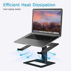 BoYata Laptop Stand, Height Adjustable Laptop Riser for 11-17" Laptops - Image 5