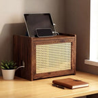 Wi-Fi Router Box Hider, Synthetic Rattan Decor, Wood - Image 6