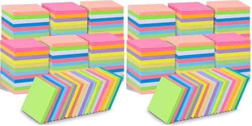 120 Pack Sticky Notes Bulk 3x3 Inch 12 Colors Self Stick Memo Pads by Oleitodh