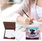 4pcs Animal Angel Diamond Art Painting Note Box for Adults, Wooden DIY Sticky Notes Holder Kit with 640 Blank Notepads, Multi-Purpose Desk Organizer for Home Office, Study Thoughtful Gift - Image 7