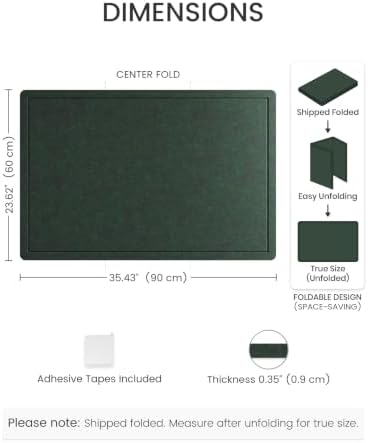 Fluxynara 35.4" x 23.6" Bulletin Board, Pine Green - Image 2
