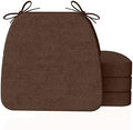 AAAAAcessories Chair Cushions for Dining Chairs, 17 x 16 x 2 in, Set of 4 by AAAAAcessories