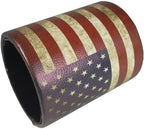 DreamsEden Vintage American Flag Pen Holder 10 Pack Leather Pencil Cup - Image 4