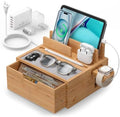 Pezin & Hulin Charging Station Dock with Charger HUB and Cables-Natural by PezinHulin