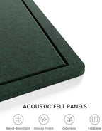 Fluxynara 35.4" x 23.6" Bulletin Board, Pine Green - Image 3