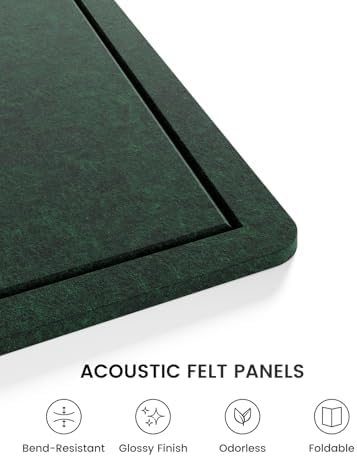 Fluxynara 35.4" x 23.6" Bulletin Board, Pine Green - Image 3