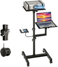 Projector Stand, 2-Shelf Laptop Tripod Stand with Adjustable Height by ORWOD