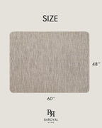 BARoyal Office Chair Mat for Hardwood Floor Under Desk Computer Rolling Chair Mat for Wood/Tile Floor Non-Slip Heavy Duty Desk Rug PVC Plastic Hard Floor Protector 46"x 60" (Soapstone) - Image 6