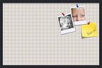 PinPix 34x22 inch Cork Bulletin Board. This Decorative Framed Pin Board Comes with Diamond Pattern in Shades of Grey Design and Satin Black. Ideal for Home, Office Decor or School (PinPix-373) by PinPixBulletinBoards