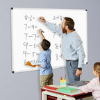 XBoard Porcelain Magnetic Dry Erase Board 48 x 36 Inch, Porcelain Whiteboard Aluminium Frame & Marker Tray - Image 6