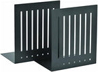 STEELMASTER by BankSupplies 6-Inch Heavy Duty Bookends | Scratch Resistant Finish | Heavy Gauge Material | Non-Slip Padded Base Protection | For Office, Bookshelves, Binders & Books by MMF+Industries