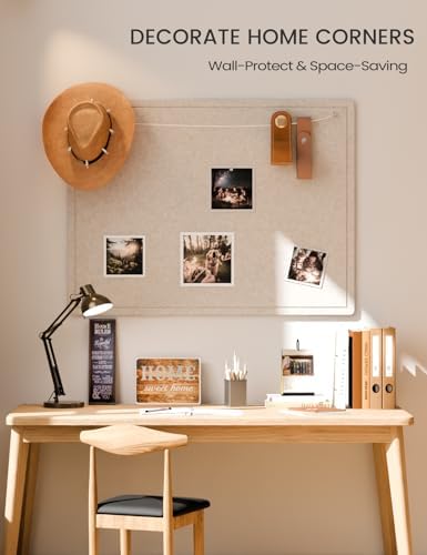 Fluxynara 47.2" x 35.4" Large Bulletin Board, Oatmeal - Image 4